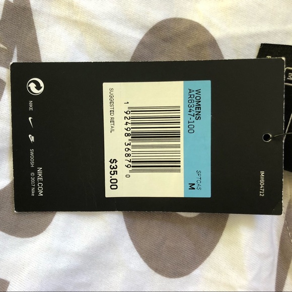 Nike ‘Logo Splash’ Cropped T-Shirt, Size M - Picture 7 of 7